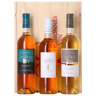 Assortiment 3 Vins de Tahiti - Les 2 Blancs secs + 1 Moelleux – Sku: 6235