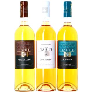 Assortiment 3 Vins de Tahiti - 2 Blancs 1 Rosé – Sku: 6237